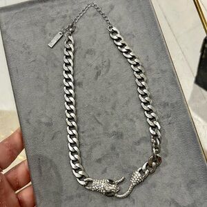 Costume bling snake necklace